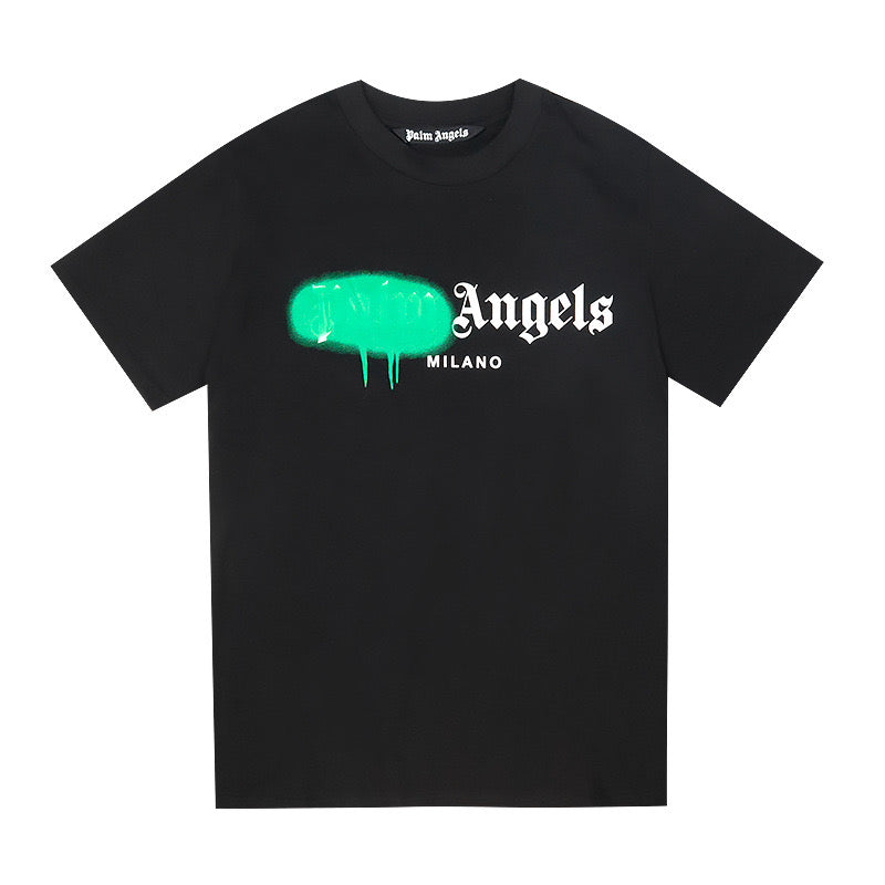 PALM ANGELS SPRAYED LOGO T SHIRT