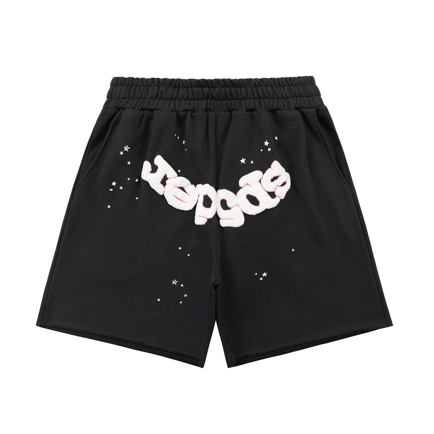 SP5DER OG WEB LOGO SWEAT SHORTS