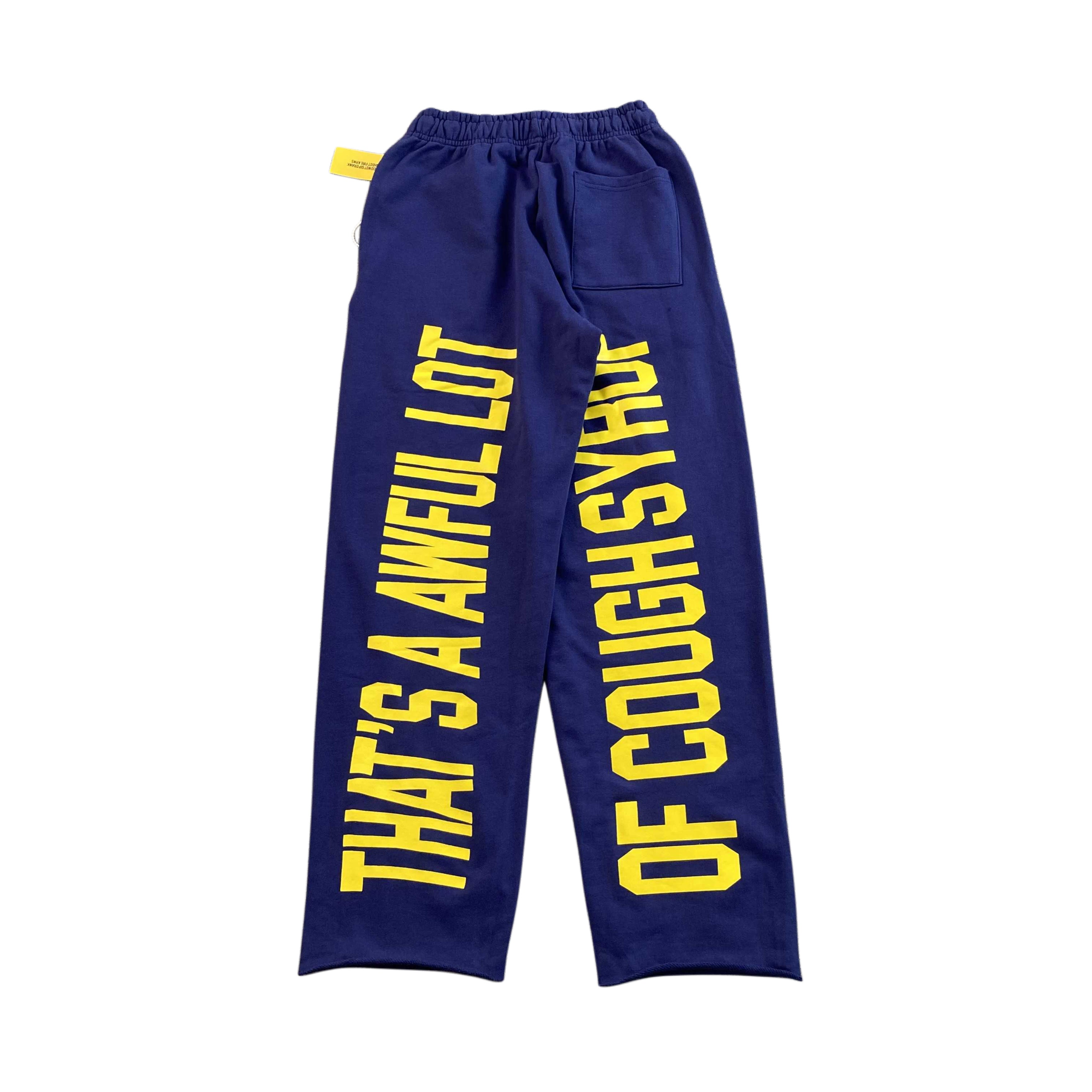 ALOCS NAVY BLUE CLASSIC SWEATPANTS