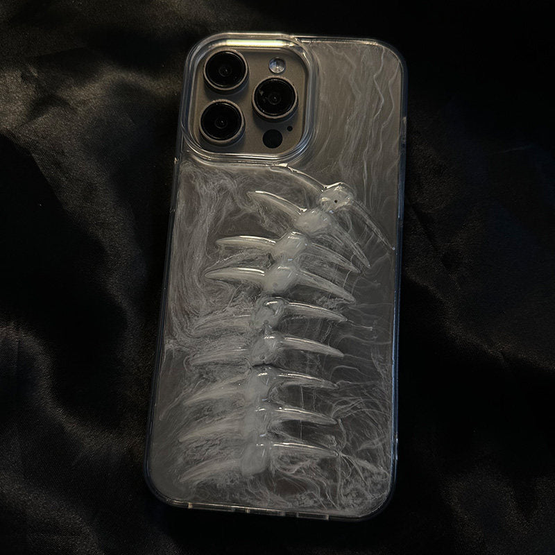 Fishbone Transparent iPhone Case