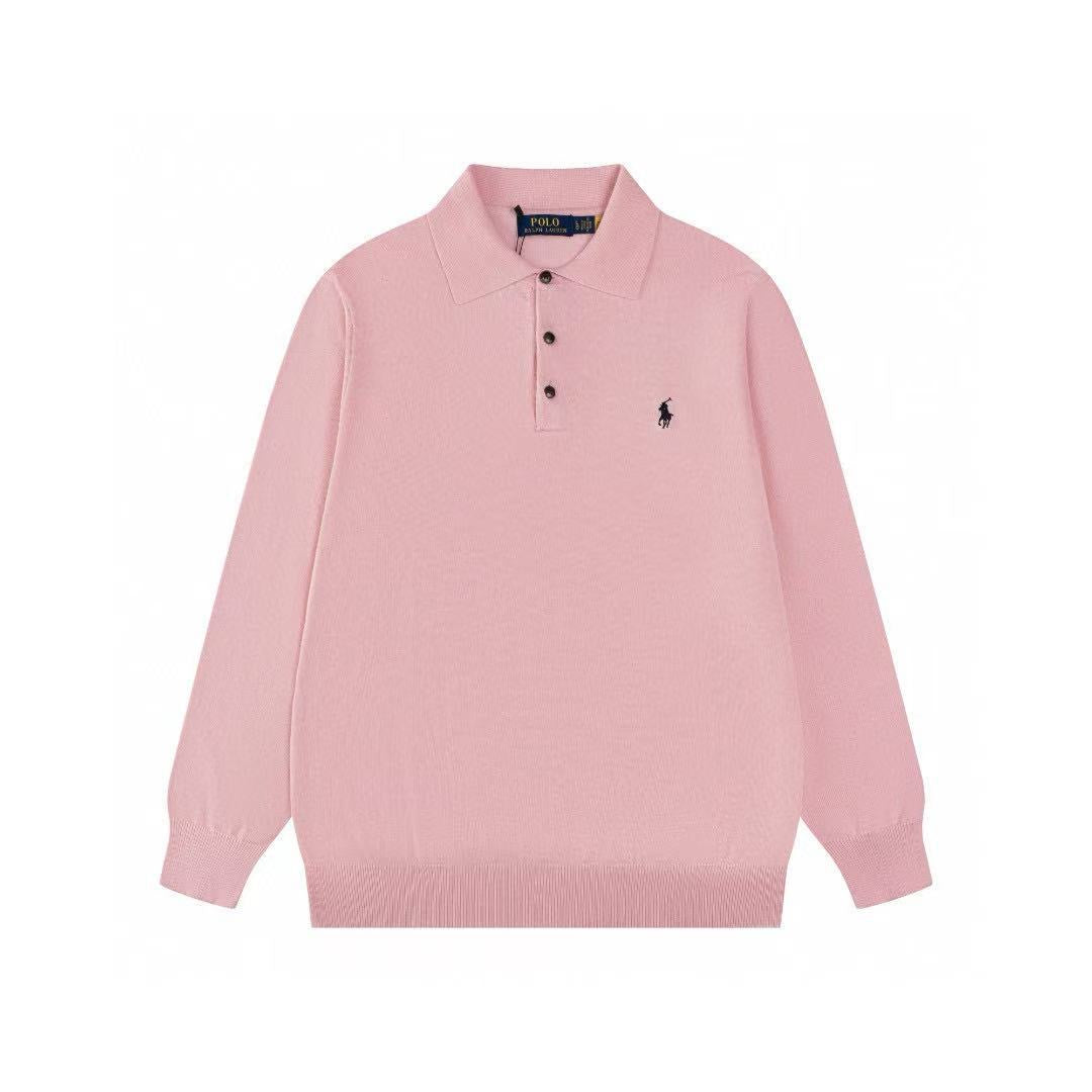 RALPH LAUREN LONG SLEEVES BASIC POLO T SHIRT