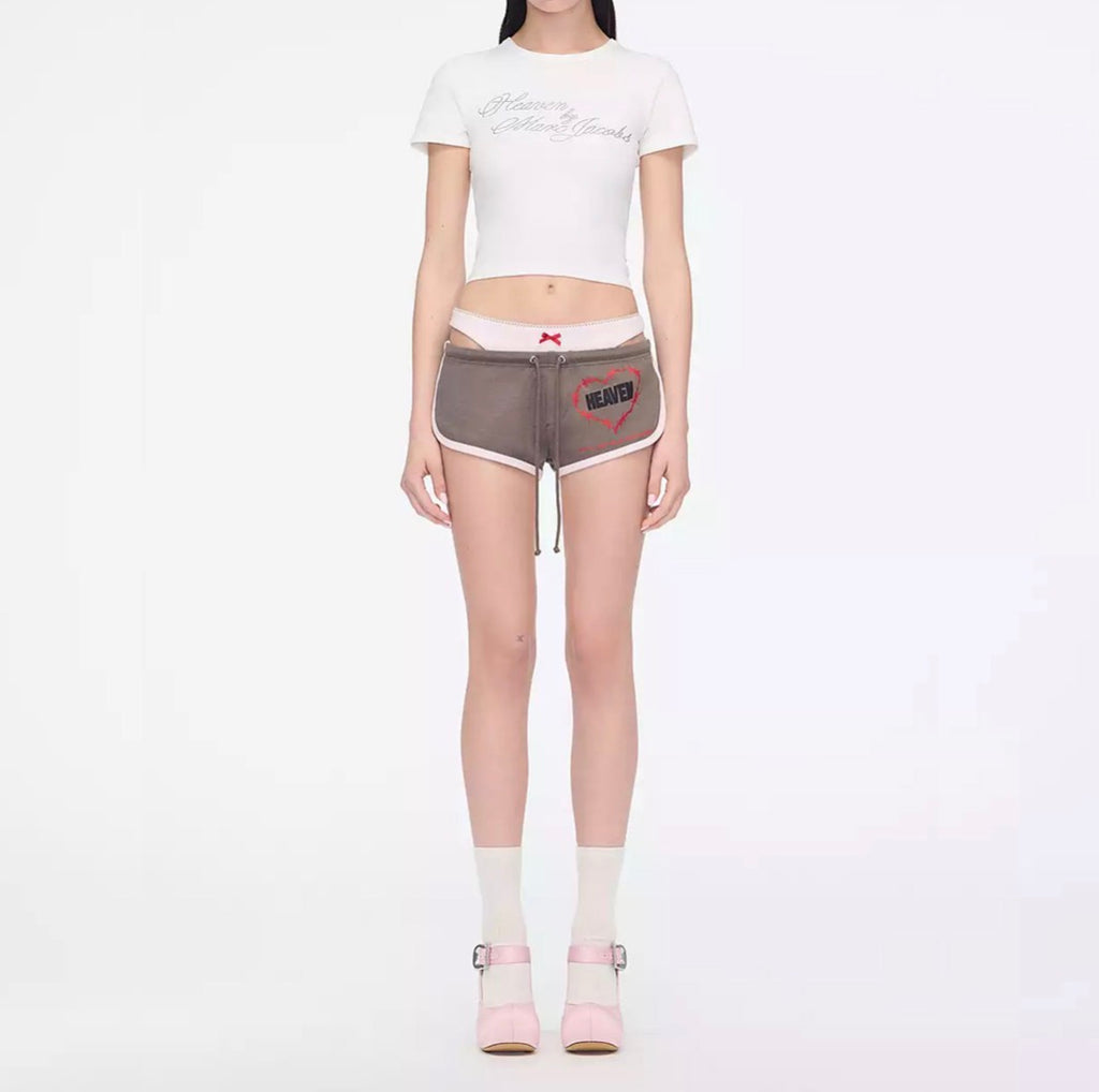 HEAVEN BY MARC JACOBS DOUBLE WAIST SHORTS