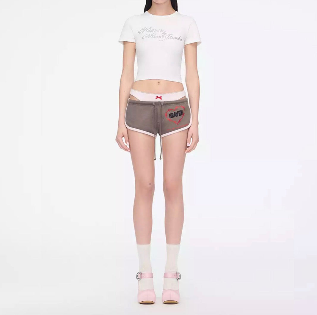HEAVEN BY MARC JACOBS DOUBLE WAIST SHORTS