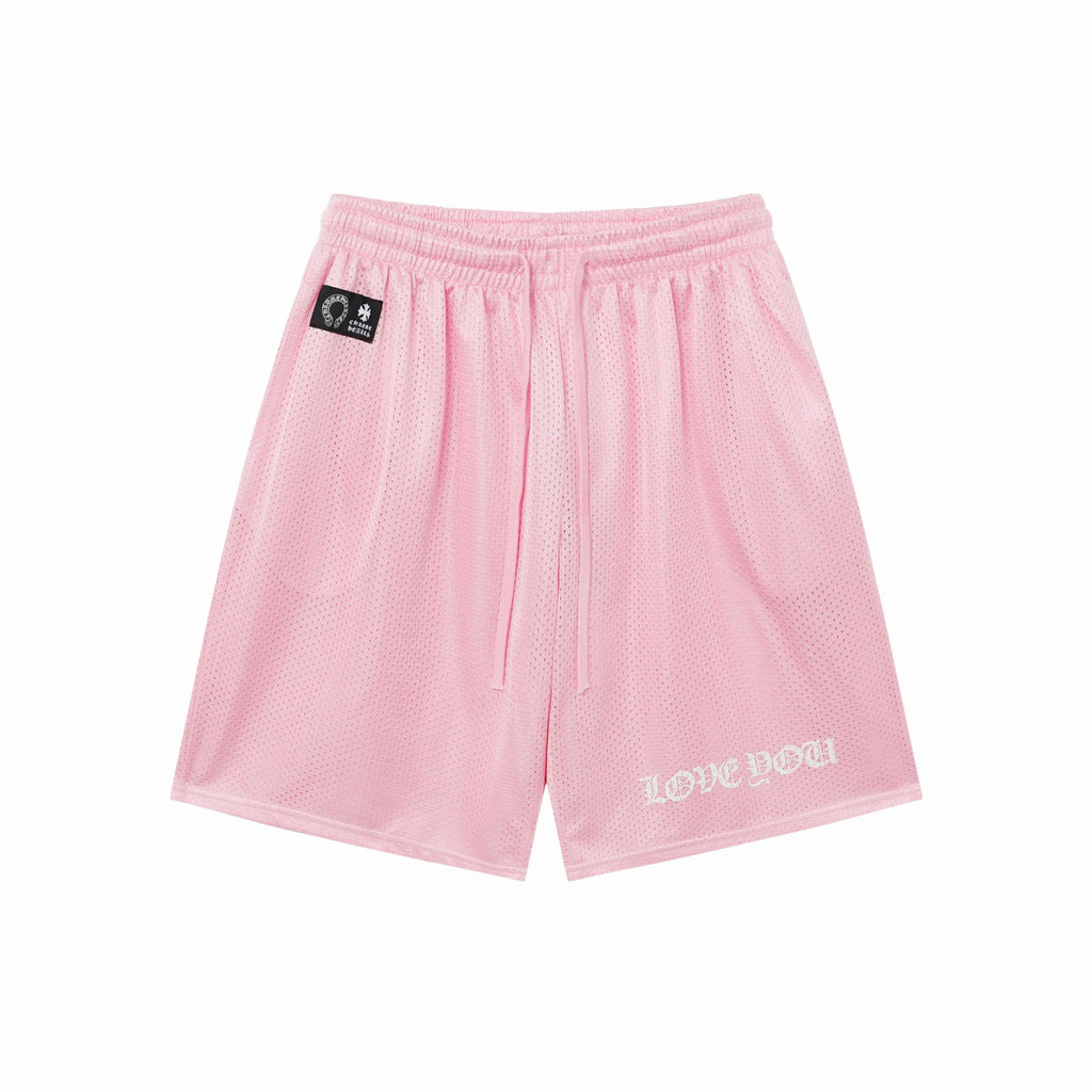 CHROME HEARTS MESH JERSEY SHORTS