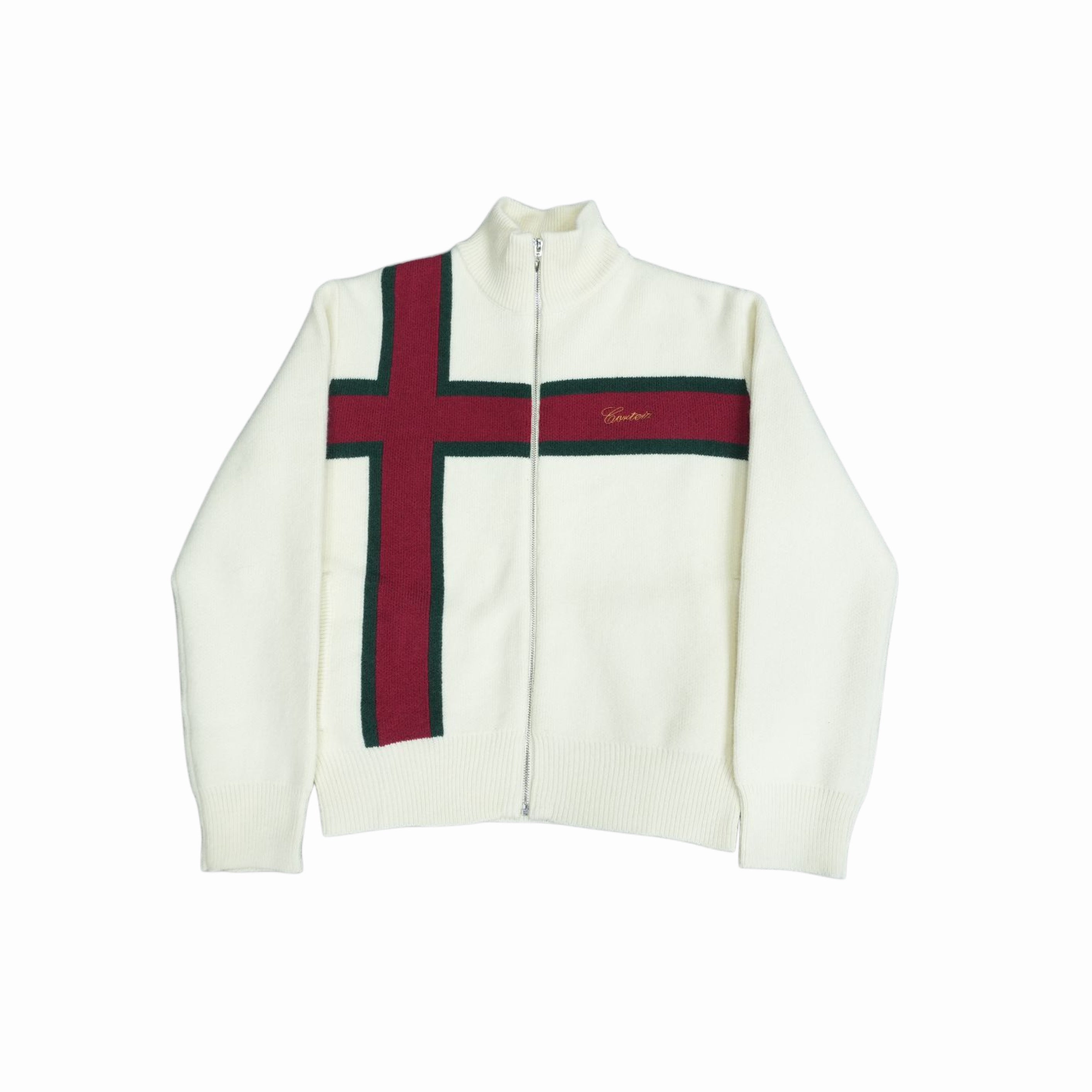CORTEIZ LUX KNIT ZIP UP TOP