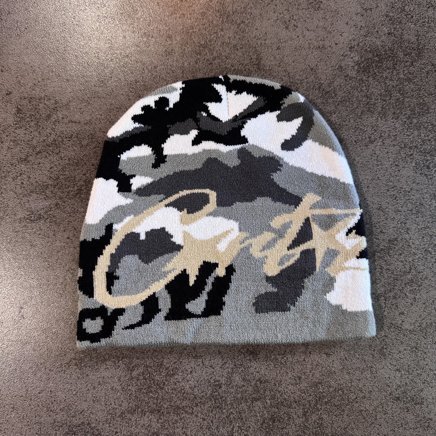 CORTEIZ CAMOUFLAGE KNIT BEANIE