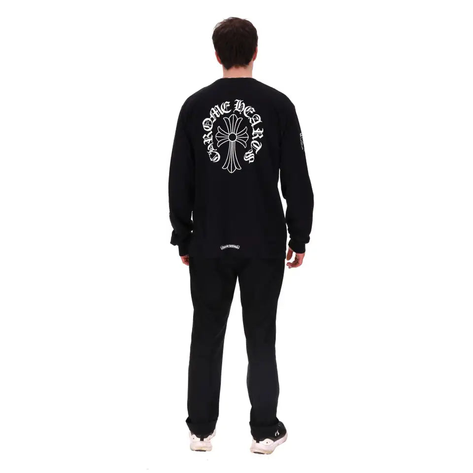 CHROME HEARTS CROSS LOGO L/S T-SHIRT
