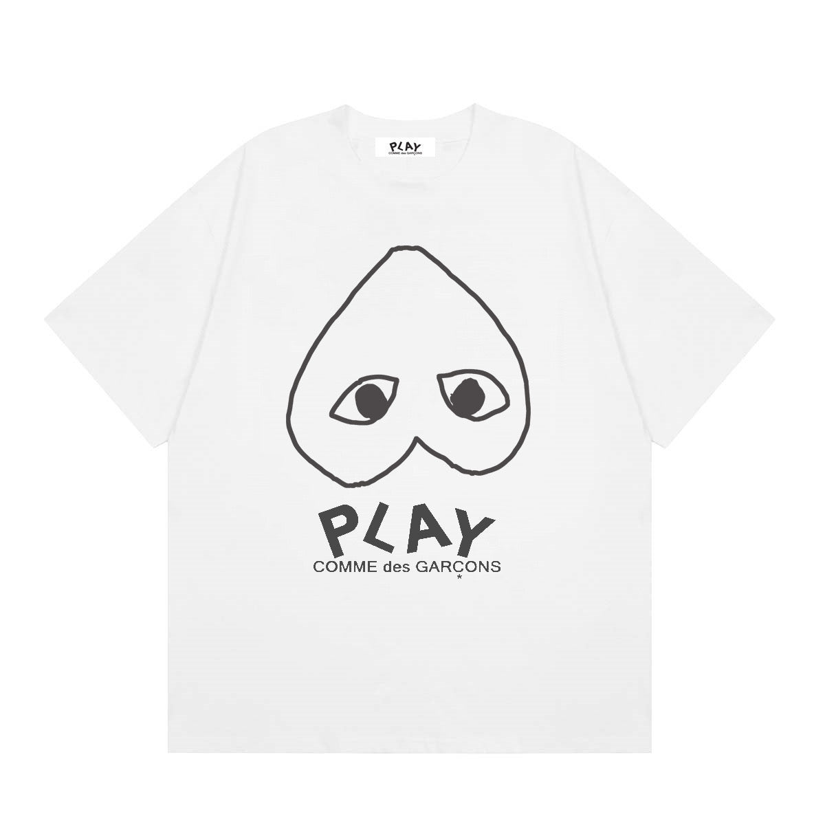 comme des garcons play t shirts