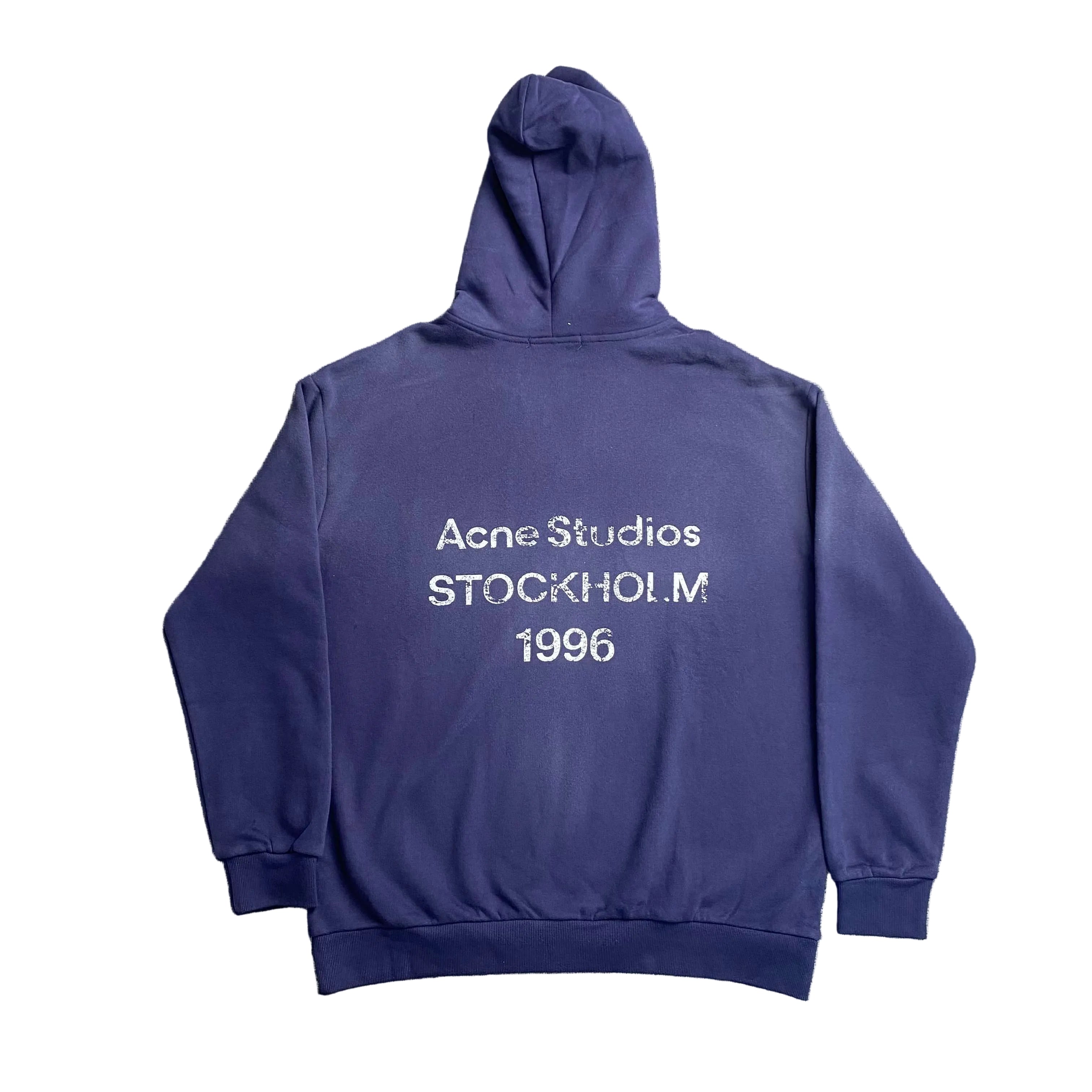 Acne Studios Washed Blue Stockholm 1996 Hoodie