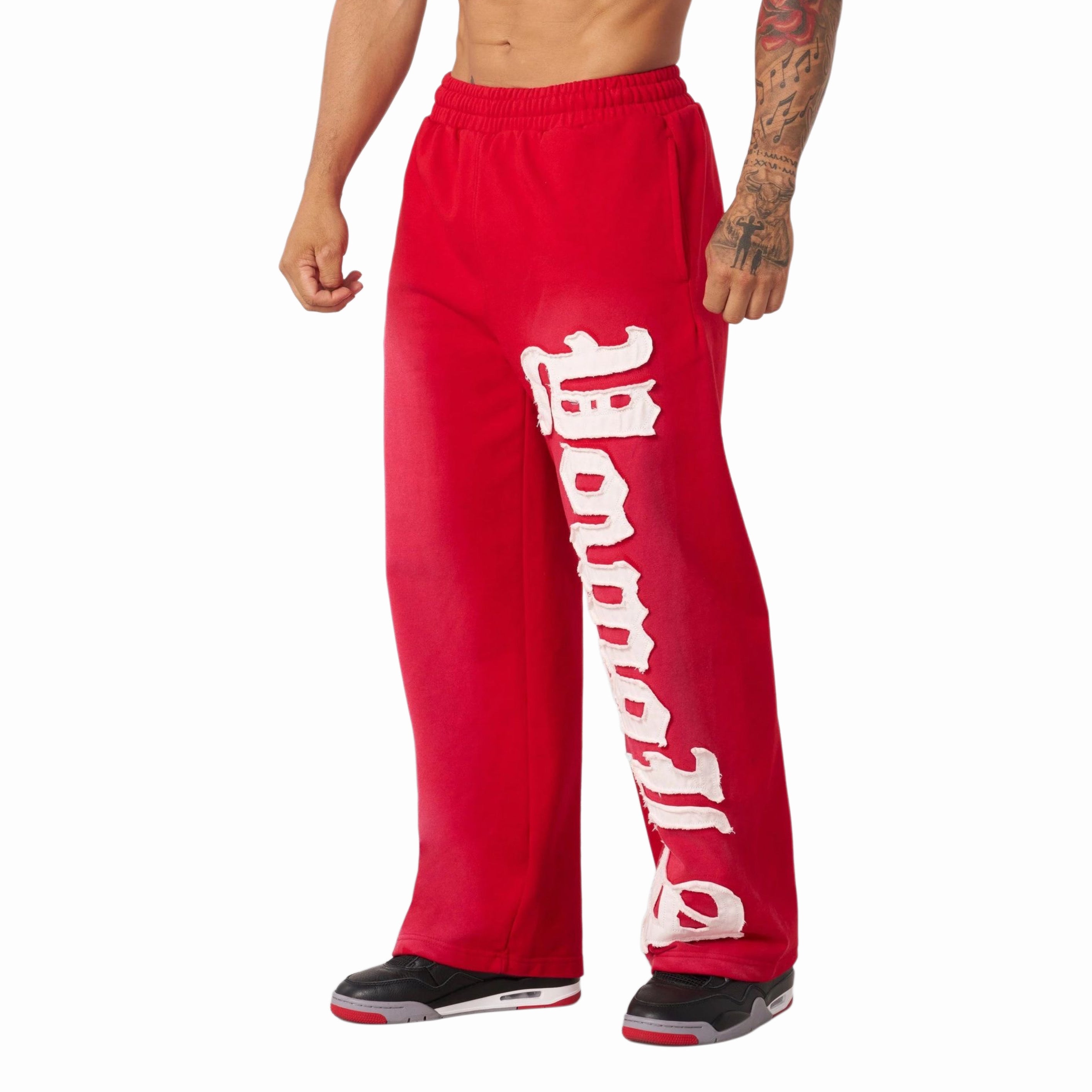YOUNGLA BIG PATCH SWEATS