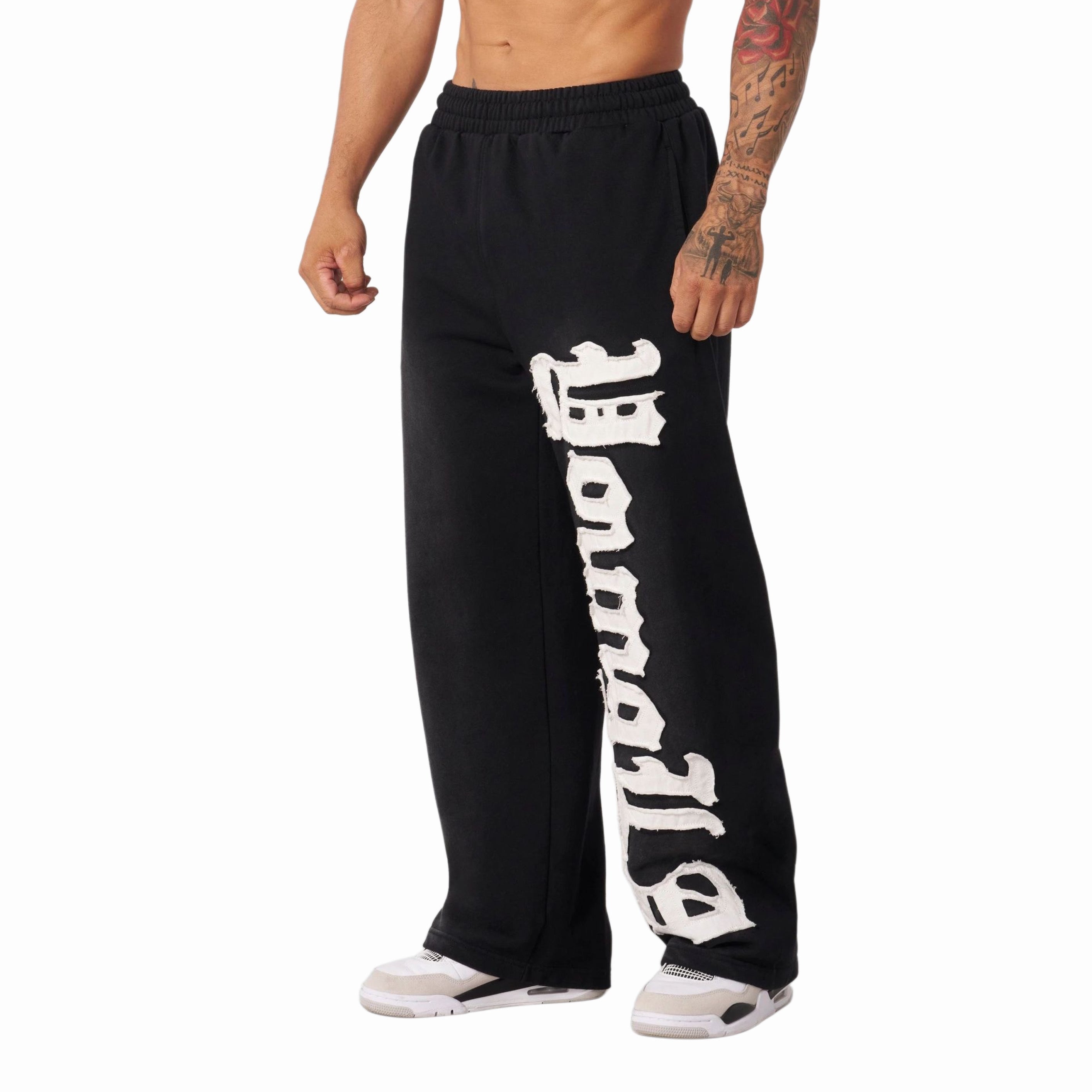 YOUNGLA BIG PATCH SWEATS