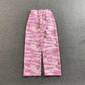 CORTEIZ ISLAND PUFF PRINT OPEN HEM SWEATPANT PINK