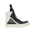 RICK OWENS MEGA BUMPER GEOBASKETS CLASSIC BLACK AND WHITE