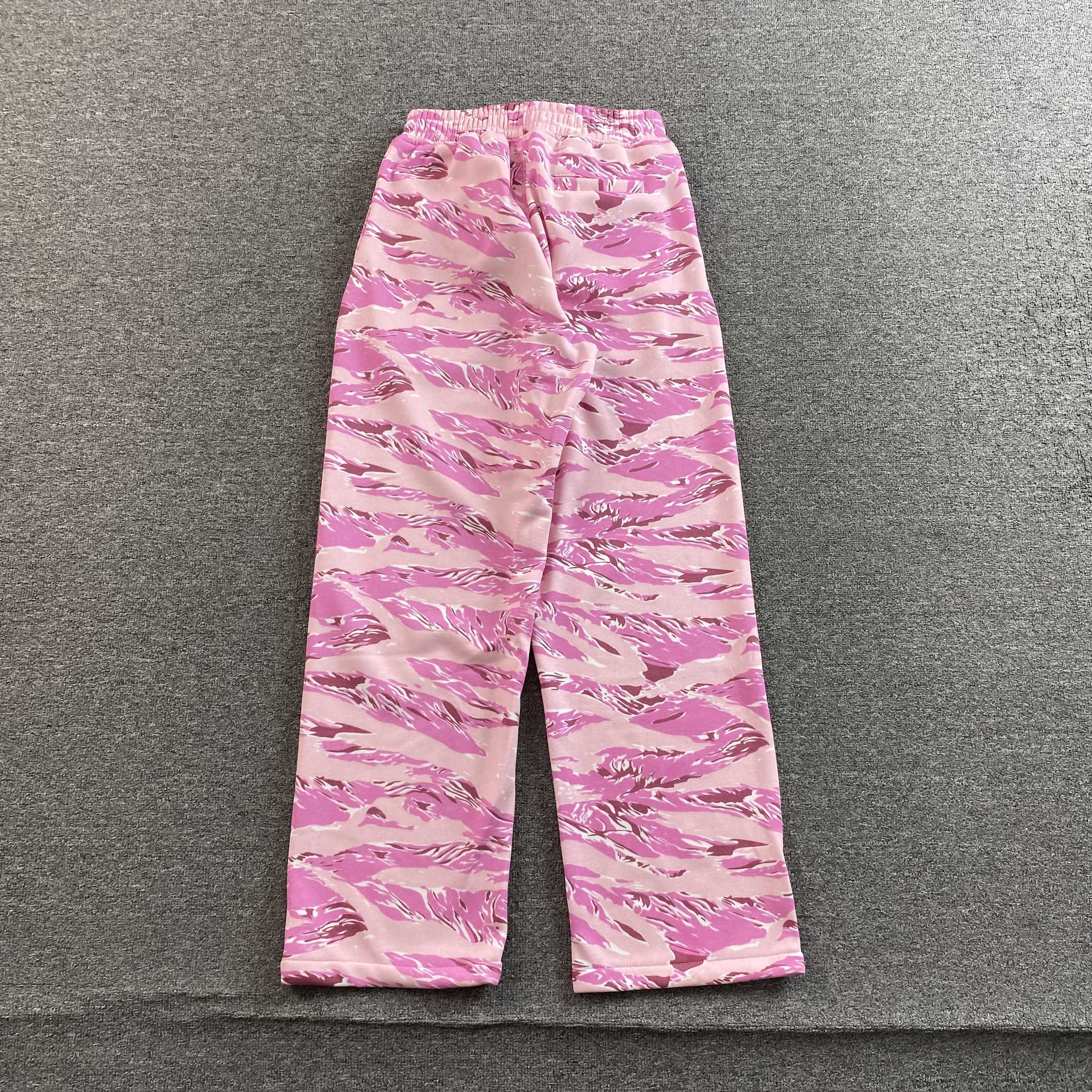 CORTEIZ ISLAND PUFF PRINT OPEN HEM SWEATPANT PINK