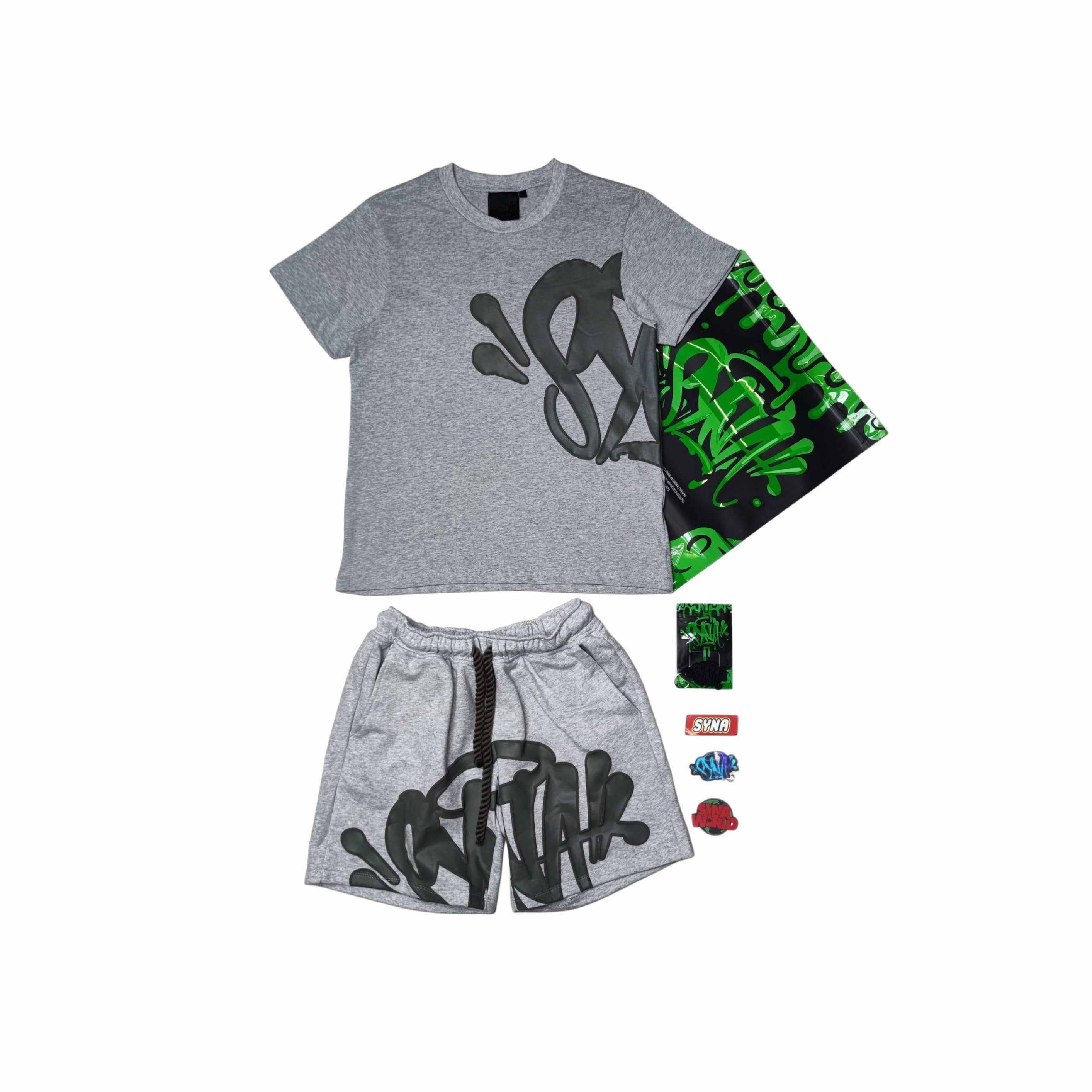 SYNA WORLD LOGO SHORTS AND T-SHIRT SET