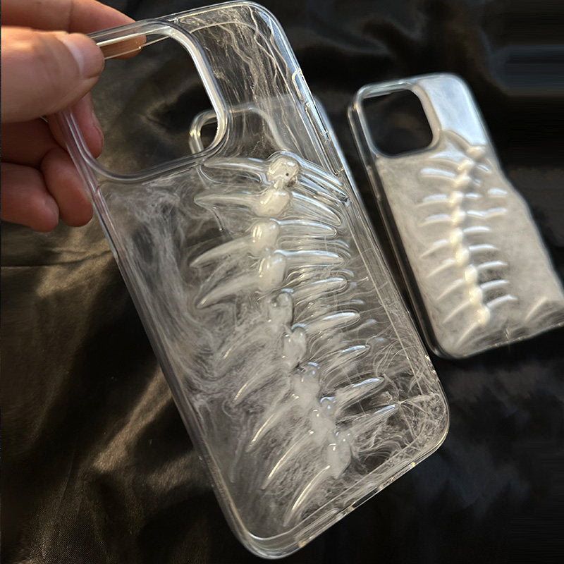 Fishbone Transparent iPhone Case
