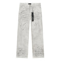 PURPLE PAIN SPLATTERED DENIMS