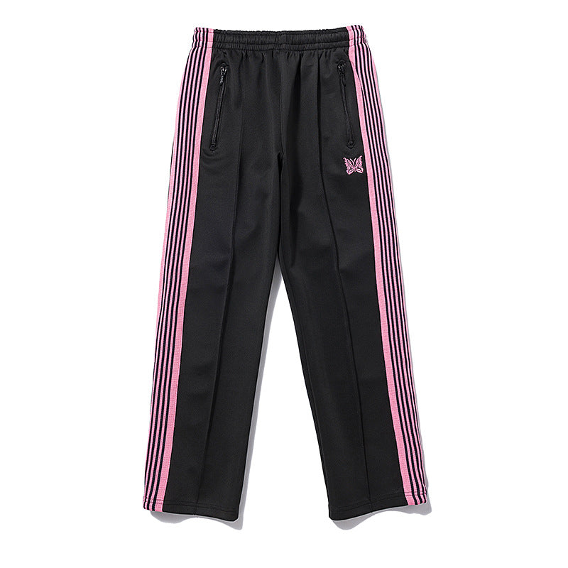 NEEDLES VELOUR NARROW TRACK PANTS