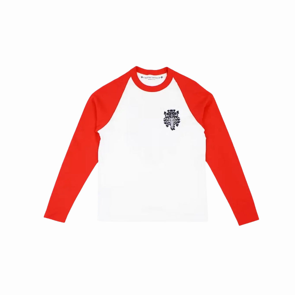 CHROME HEARTS DAGGER BASEBALL L/S T-SHIRT