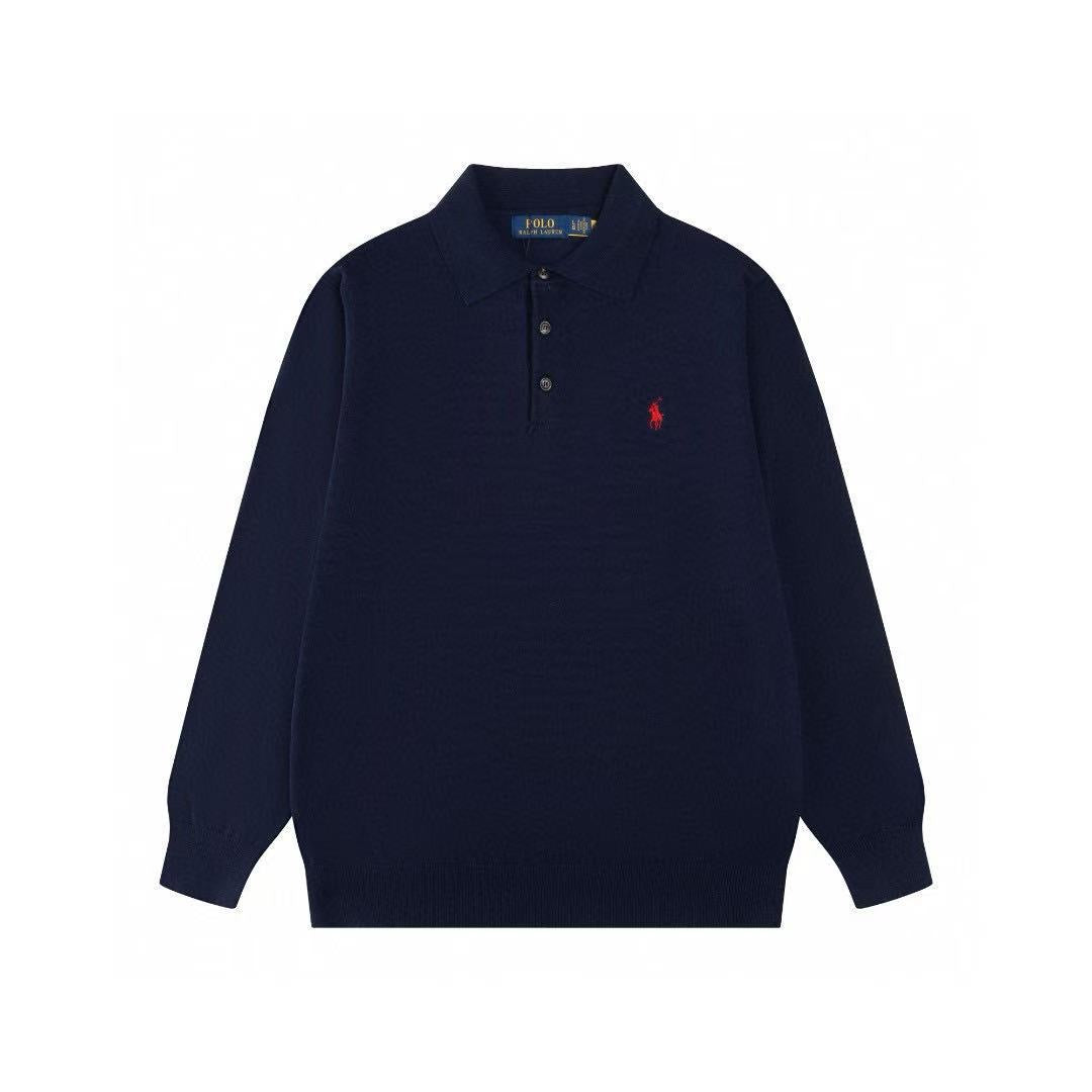 RALPH LAUREN LONG SLEEVES BASIC POLO T SHIRT