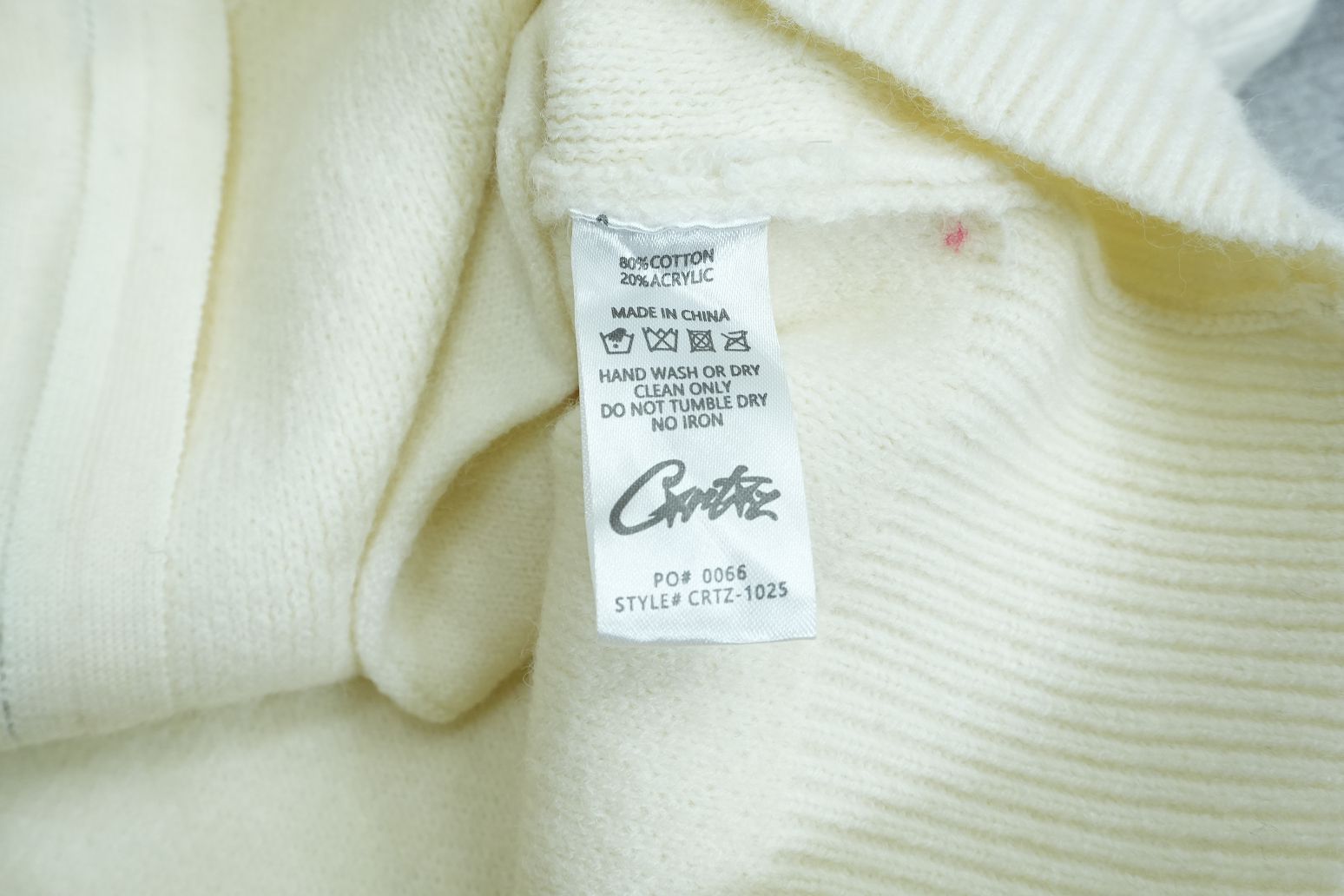 CORTEIZ LUX KNIT ZIP UP TOP