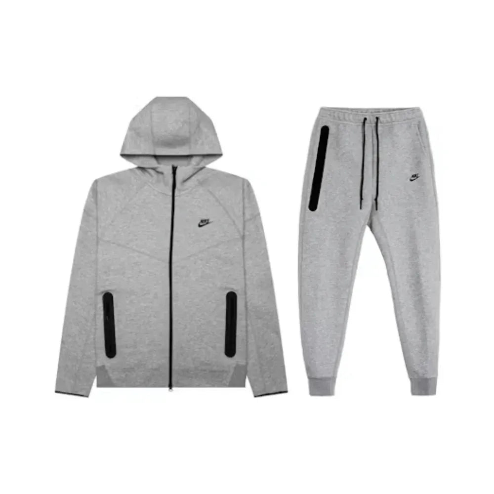 Nike Tech Fleece Zip-Up & Trackpants Grey