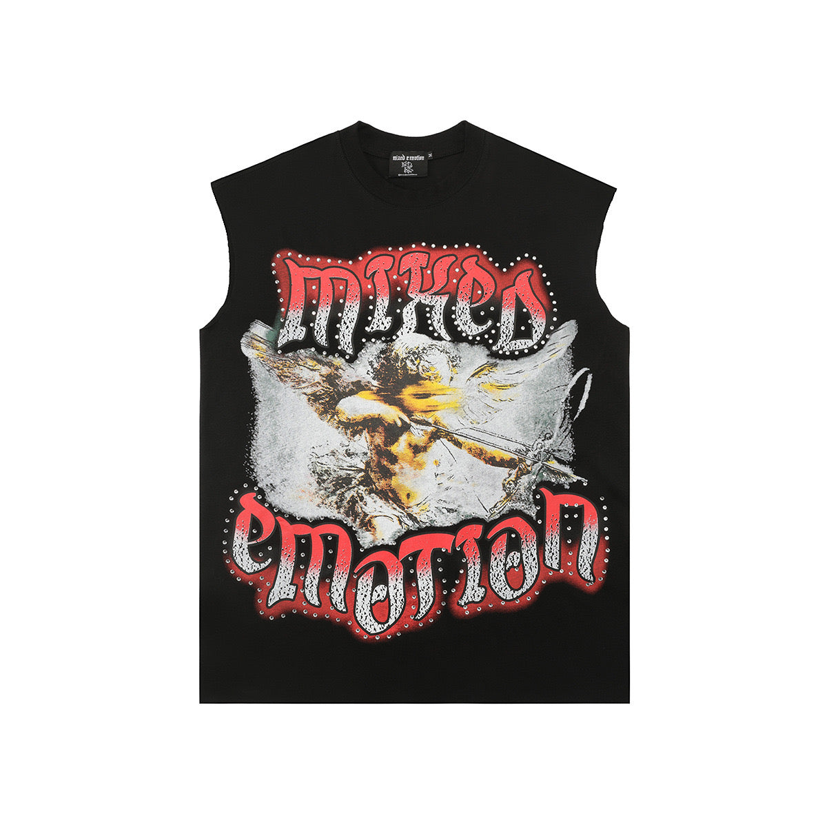 mixed emotions angel sleeveless t-shirt