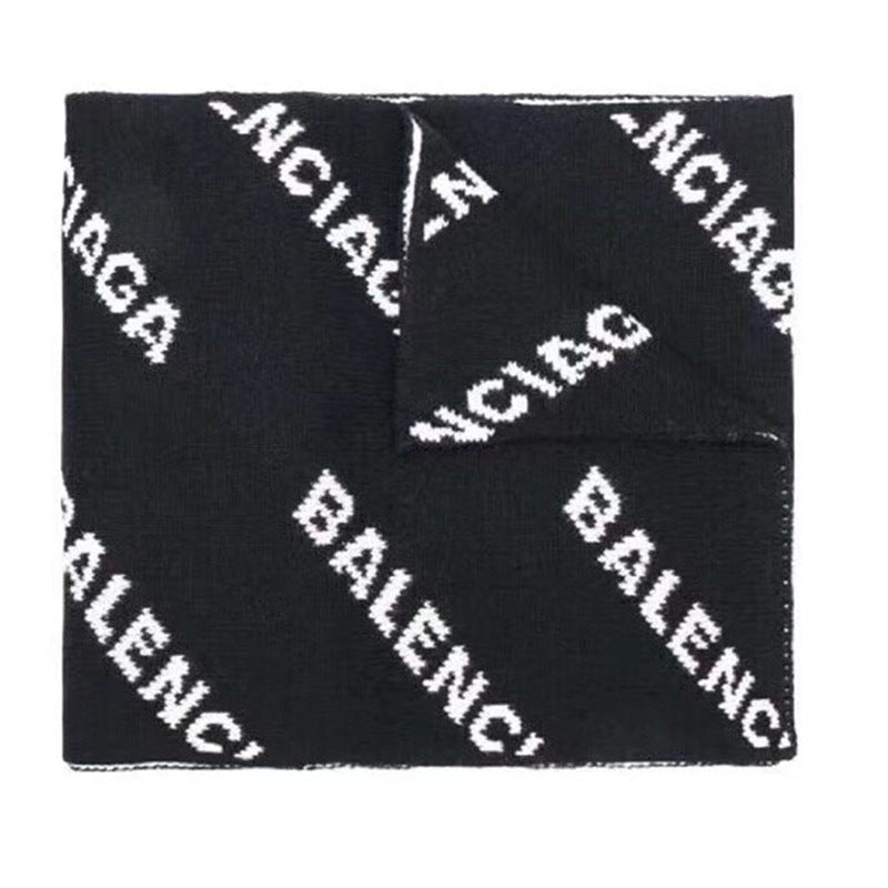 Balenci Logo Scarf