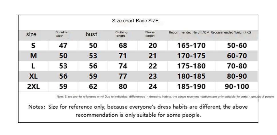 A BATHING APE BAPE T SHIRTS | 50 STYLES